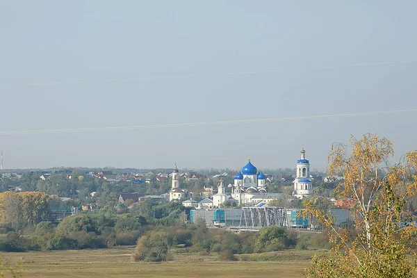 Templom Nyári Táj Ortodox Nyári Táj Hit Vallás Építészet Oroszország — Stock Fotó