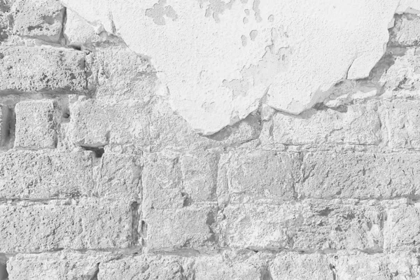 白いレンガの壁の質感 白い抽象的な背景 ヴィンテージのレンガの壁の建物 — ストック写真