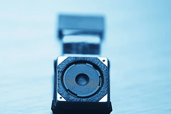 Mini Telecamera Spia Piccola Videocamera Mini Concetto Sicurezza — Foto Stock