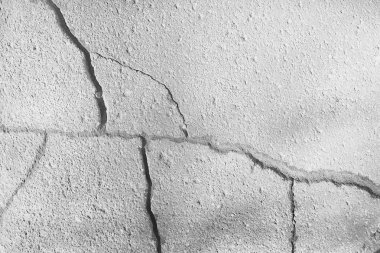 zemin beyaz arka plan üzerinde çatlak / soyut beyaz vintage arka plan kırık doku