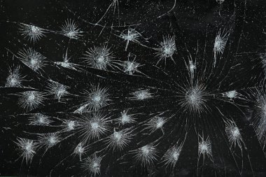 kırık siyah cam / kırık cam soyut doku arka plan