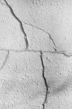 zemin beyaz arka plan üzerinde çatlak / soyut beyaz vintage arka plan kırık doku