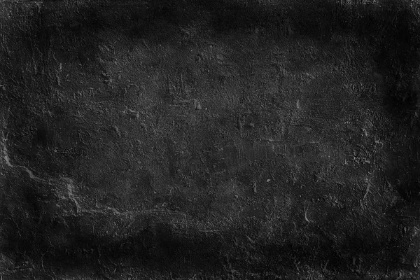 Černá Zeď Betonu Popraskaný Beton Pozadí Abstraktní Černá Textura Staré — Stock fotografie