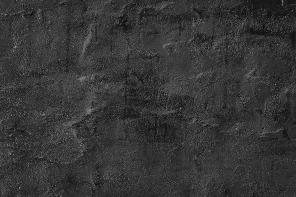 Preto Velho Parede Rachado Concreto Fundo Abstrato Preto Textura Vintage — Fotografia de Stock