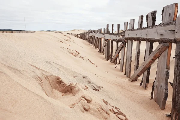 Woestijnvorming Klimaatverandering Concept Opwarming Van Aarde Woestijn Landschap — Stockfoto