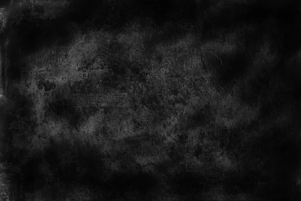 Vieux Mur Noir Fond Béton Fissuré Texture Noire Abstraite Vieux — Photo