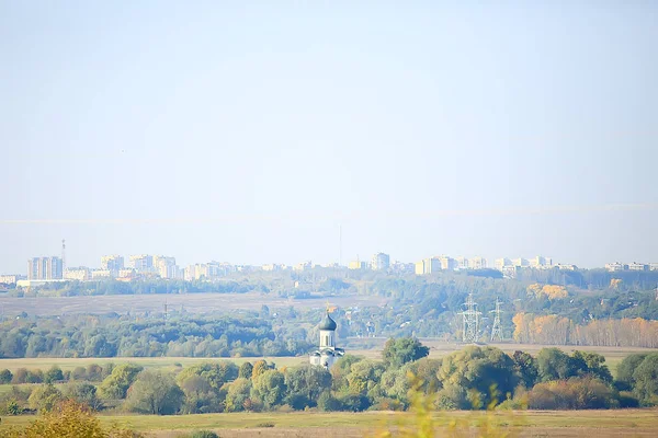 Igreja Verão Paisagem Ortodoxa Verão Paisagem Religião Arquitetura Rússia — Fotografia de Stock