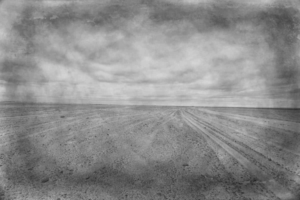 Пустельний Пейзаж Піщана Пустеля Немає Людей Дюн Пейзаж — стокове фото