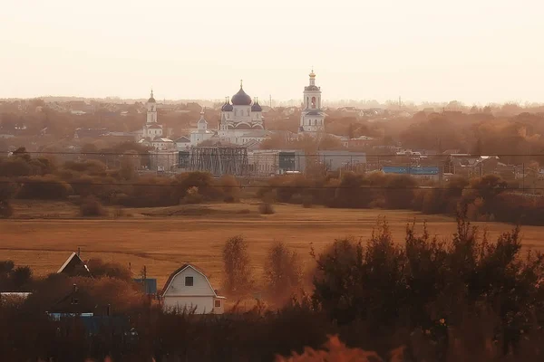 Kostel Letní Krajina Pravoslavná Letní Krajina Víra Náboženství Rusku — Stock fotografie