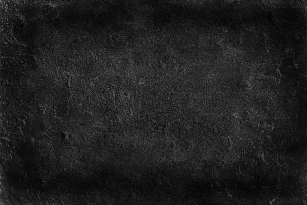 Nero Vecchio Muro Incrinato Cemento Sfondo Astratto Nero Texture Vintage — Foto Stock