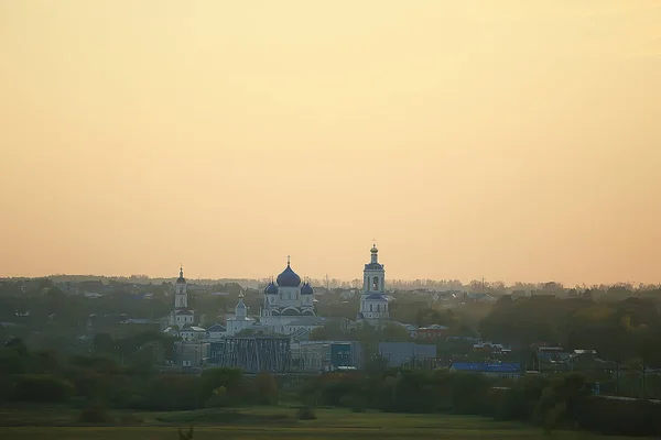 Igreja Verão Paisagem Ortodoxa Verão Paisagem Religião Arquitetura Rússia — Fotografia de Stock