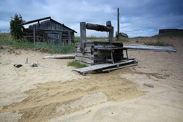 Wüstenbildung Klimaschutzkonzept Globale Erwärmung Wüstenlandschaft — Stockfoto