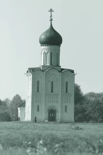 Église Été Paysage Orthodoxe Paysage Été Religion Foi Architecture Russie — Photo