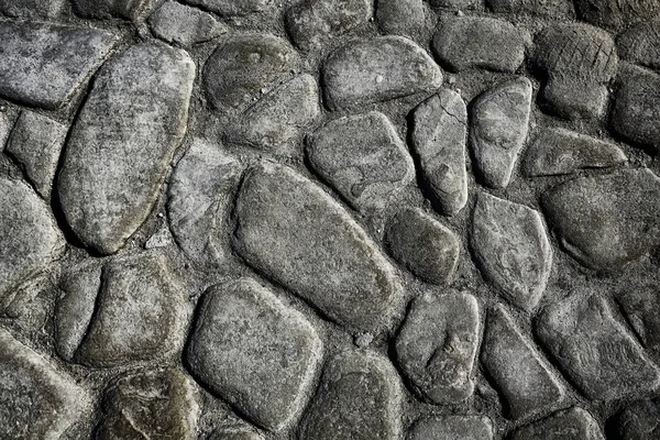 Old Stone Pavement Background Abstract Pavement Large Cobblestones Old Road — Stock Photo, Image