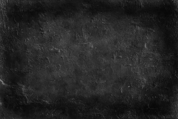 Nero Vecchio Muro Incrinato Cemento Sfondo Astratto Nero Texture Vintage — Foto Stock