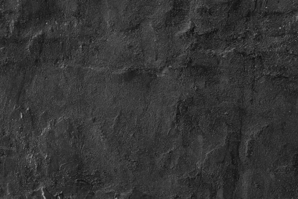 Negro Pared Vieja Agrietado Fondo Hormigón Abstracto Textura Negra Fondo —  Fotos de Stock