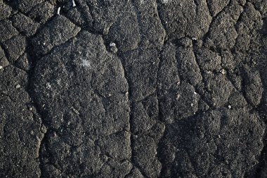 asfalt yolda çatlaklar doku / soyut arka plan çatlakları asfalt asfalt