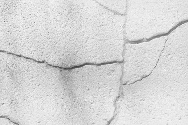 zemin beyaz arka plan üzerinde çatlak / soyut beyaz vintage arka plan kırık doku