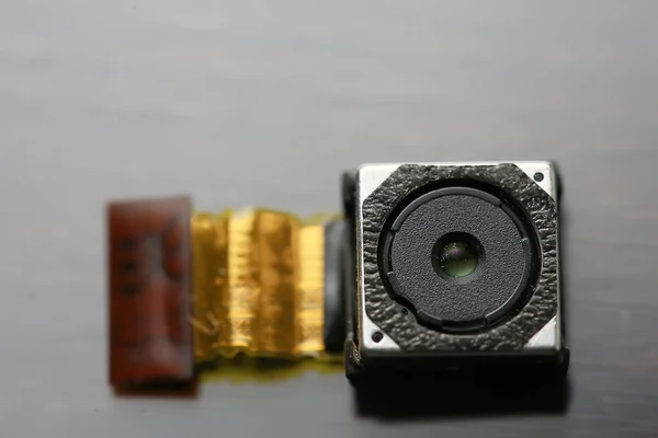 Mini Kamera Szpiegowska Mała Kamera Wideo Mini Koncepcja Bezpieczeństwa — Zdjęcie stockowe