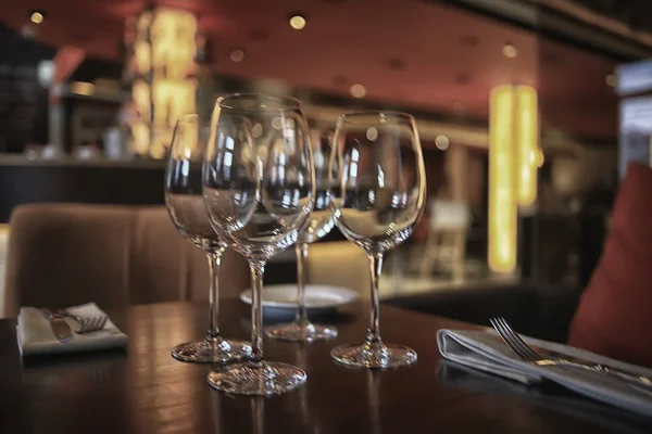 Concept Alcohol Glas Mooi Glas Wijn Restaurant Proeverij Aged Wine — Stockfoto