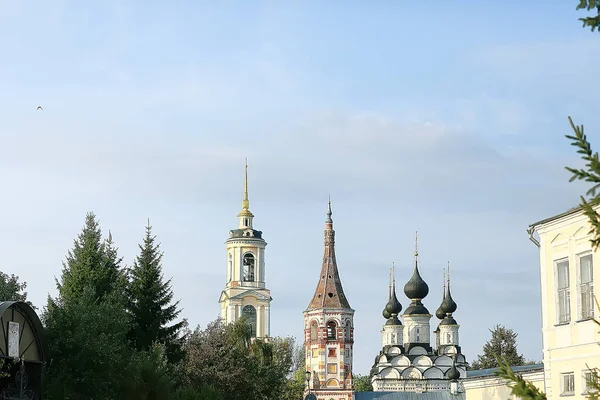 Iglesia Verano Paisaje Ortodoxo Verano Paisaje Religión Arquitectura Rusia —  Fotos de Stock