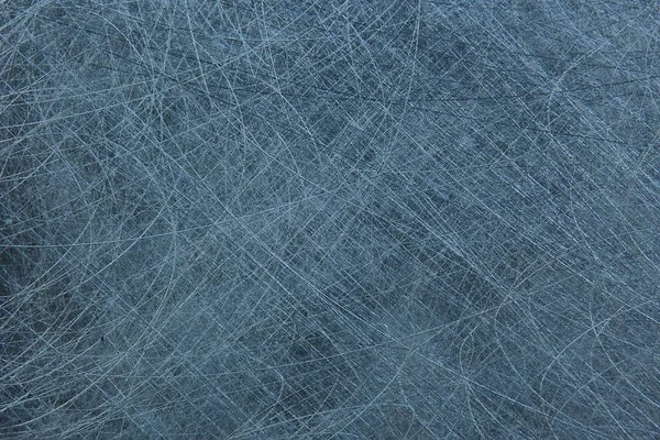 Métal Rayures Fond Bleu Abstrait Vide Cadre Blanc Rayures Sur — Photo