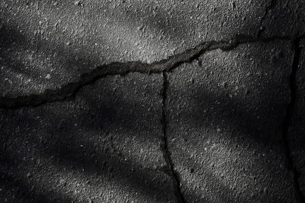 Asfalt Sprickor Textur Abstrakt Bakgrund Sprickor Asfaltväg — Stockfoto