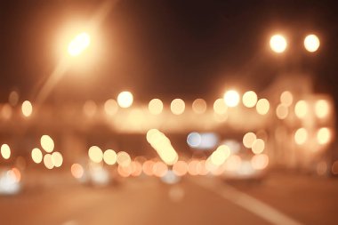 bulanık soyut şehir / bokeh araba ışıkları gece şehir arka plan, trafik sıkışıklığı, otoyol, gece hayatı
