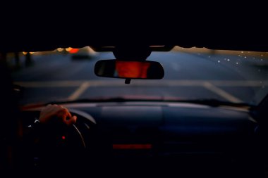 Araç / gösterge paneli içinde Aletleri ayrıntıları, araç iç elemanları