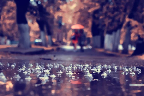 Rain Weather Drops Wet Weather Concept Abstract Drops Water Jets — Stock Photo, Image