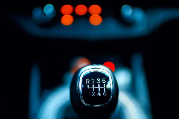 Instruments Details Car Dashboard Car Interior Elements — Stock Photo, Image