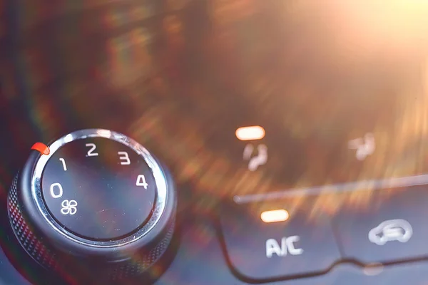 Instruments Details Car Dashboard Car Interior Elements — Stock Photo, Image