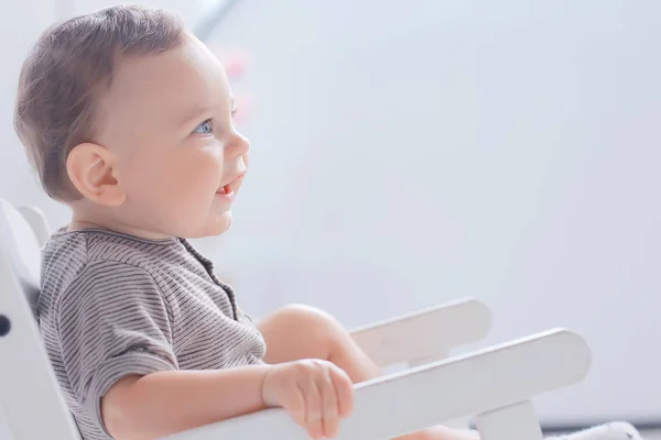 Toddler Child Bright Studio Little Boy Infant Beautiful Healthy Child — Stock Photo, Image