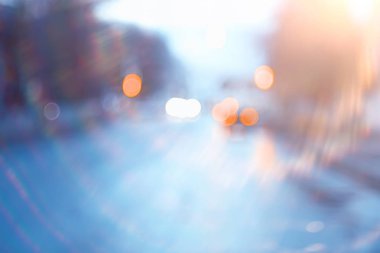 bulanık soyut şehir / bokeh araba ışıkları gece şehir arka plan, trafik sıkışıklığı, otoyol, gece hayatı