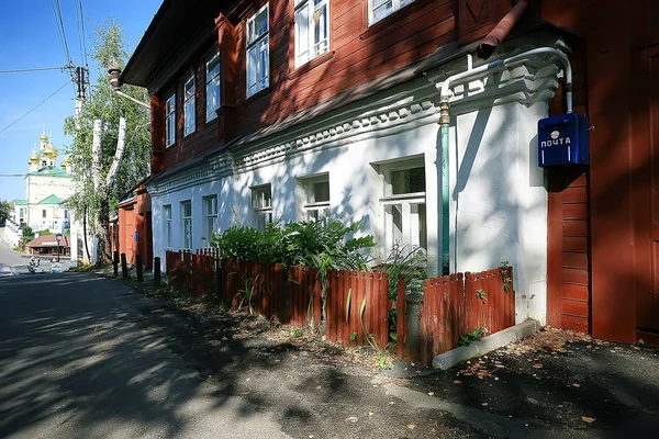 Volžské Podzimní Krajině Ruské Zlaté Kroužky Ruská Provincie — Stock fotografie