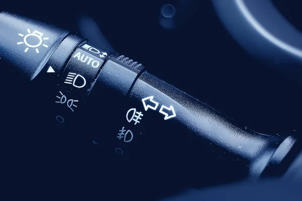 Instruments Details Car Dashboard Car Interior Elements — Stock Photo, Image