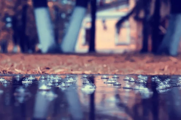 Chuva Gotas Conceito Tempo Molhado Gotas Abstratas Jatos Água Chuva — Fotografia de Stock