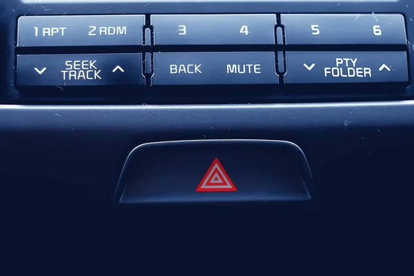 Instruments Details Car Dashboard Car Interior Elements — Stock Photo, Image