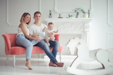 neşeli sağlıklı bebek gülümseyen / küçük bir çocuk portresi, erkek küçük oğlu neşeli sağlık