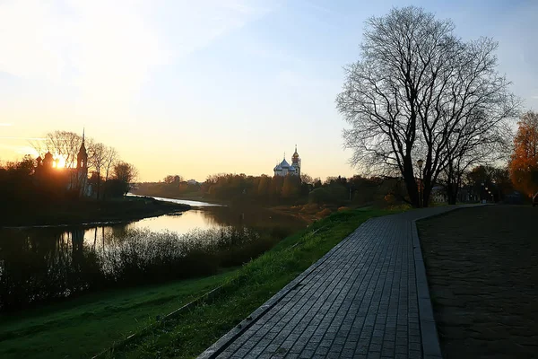 Пейзаж Осінній Парк Концепція Природи Сезонний Ландшафтний Сезон Осінь Ліс — стокове фото