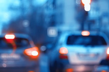 bulanık soyut şehir / bokeh araba ışıkları gece şehir arka plan, trafik sıkışıklığı, otoyol, gece hayatı