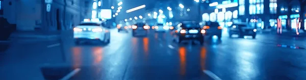Embouteillage Sur Autoroute Nuit Concept Transport Urbain Privé Voiture Sur — Photo