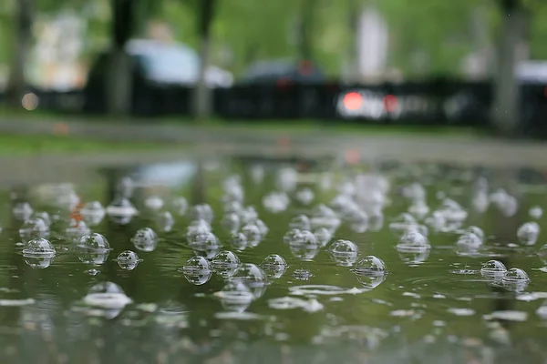 Pioggia Clima Gocce Bagnato Concetto Tempo Gocce Astratte Getti Acqua — Foto Stock