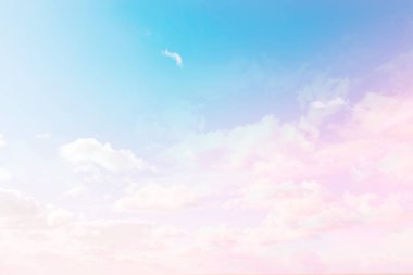 bulutlar suluboya renkler, pembe bulutlar arka plan gökyüzü, atmosfer hava özgürlüğü