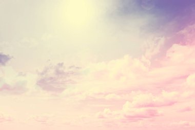 bulutlar suluboya renkler, pembe bulutlar arka plan gökyüzü, atmosfer hava özgürlüğü