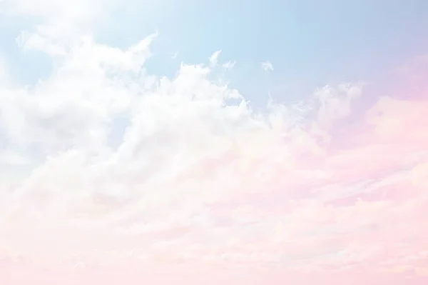 Clouds Watercolor Tint Pink Clouds Gradient Background Sky Atmosphere Air — Stock Photo, Image