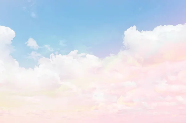 Clouds Watercolor Tint Pink Clouds Gradient Background Sky Atmosphere Air — Stock Photo, Image