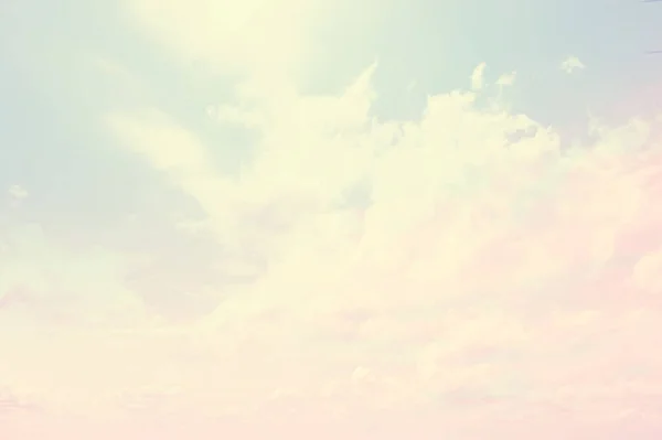 Nuvole Acquerello Tinta Nuvole Rosa Gradiente Sfondo Cielo Atmosfera Aria — Foto Stock