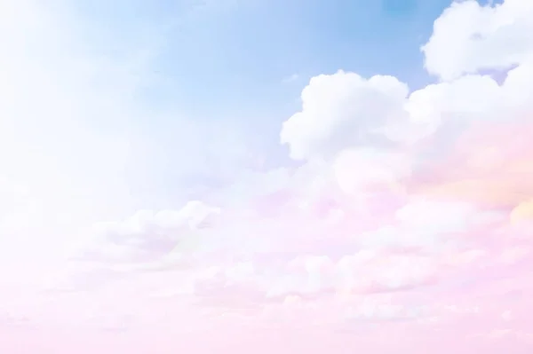 Nubes Acuarela Tinte Rosa Nubes Gradiente Fondo Cielo Atmósfera Aire — Foto de Stock