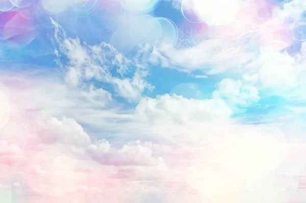 Clouds Watercolor Tint Pink Clouds Gradient Background Sky Atmosphere Air — Stock Photo, Image